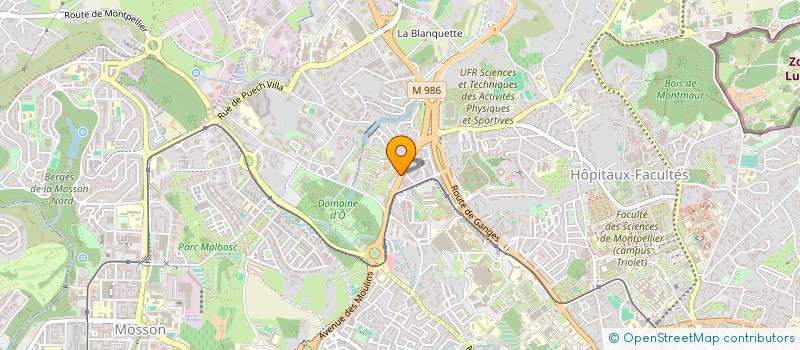 localisation de l'entreprise INDIVISION REULAND à MONTPELLIER