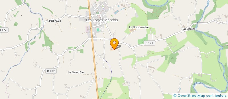 localisation de l'entreprise INDIVISION REUZEAU  LES LOGES-MARCHIS