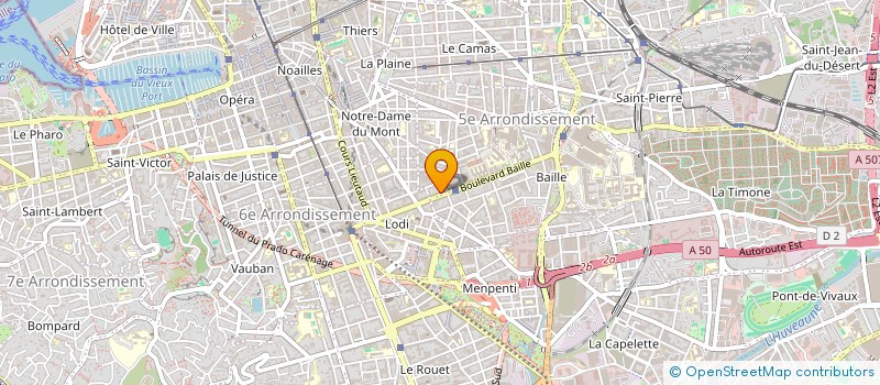 localisation de l'entreprise INDIVISION REVAH LOBELSON DJEBALI à MARSEILLE