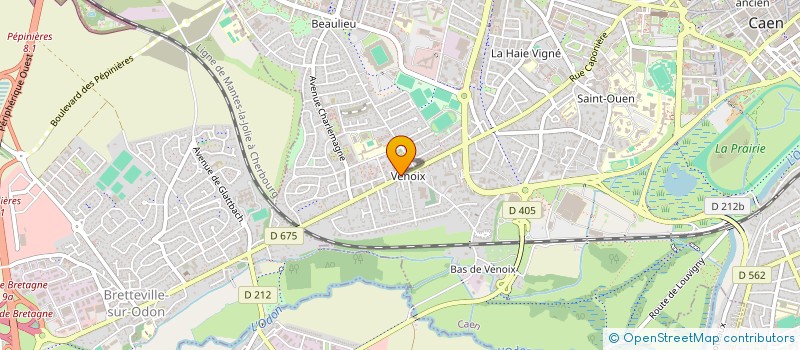 localisation de l'entreprise INDIVISION REY BOREL à CAEN