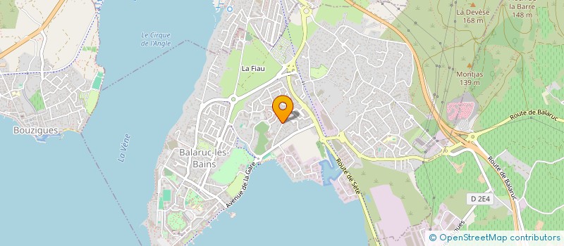 localisation de l'entreprise INDIVISION REY M. ET MME  BALARUC-LES-BAINS