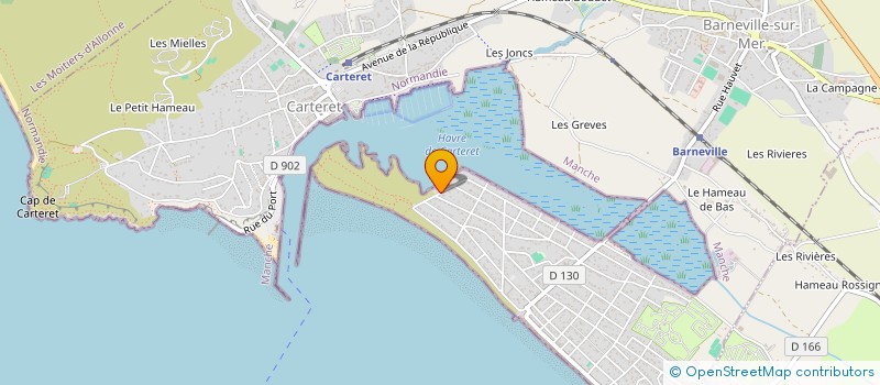 localisation de l'entreprise INDIVISION REYNAUD FOSSEY  BARNEVILLE-CARTERET