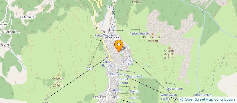 localisation de l'entreprise INDIVISION REYNAUD - SCARINGELLA à LES DEUX ALPES