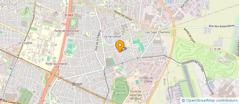 localisation de l'entreprise INDIVISION REYNE VESPAZIANI  BRON