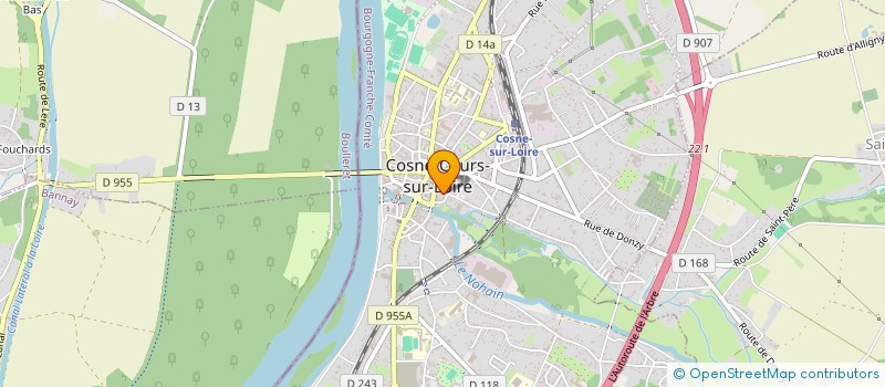 localisation de l'entreprise INDIVISION REZARD à COSNE-COURS-SUR-LOIRE