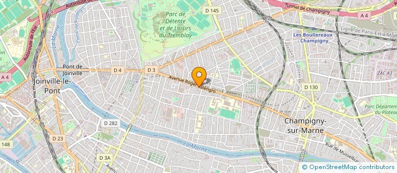localisation de l'entreprise INDIVISION REZKINI SADDEK à CHAMPIGNY-SUR-MARNE