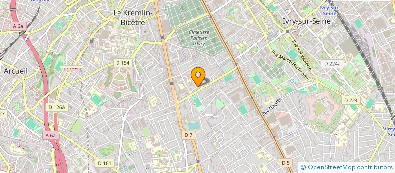 localisation de l'entreprise INDIVISION REZZAZ HERRERA  VILLEJUIF