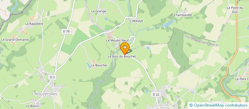 localisation de l'entreprise INDIVISION RIARDANT NADIA MARTINE à LOURDOUEIX-SAINT-PIERRE