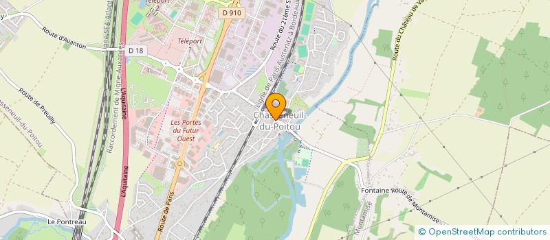 localisation de l'entreprise INDIVISION  RIBAUDIERE  CHASSENEUIL-DU-POITOU