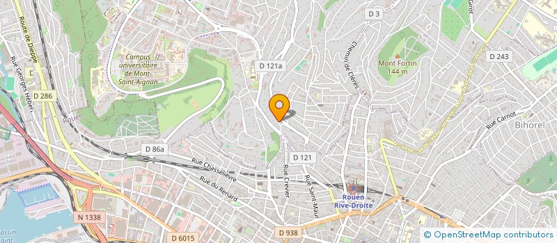 localisation de l'entreprise INDIVISION RICCI JEAN-BAPTISTE ET RICCI LUDIVINE  MONT-SAINT-AIGNAN