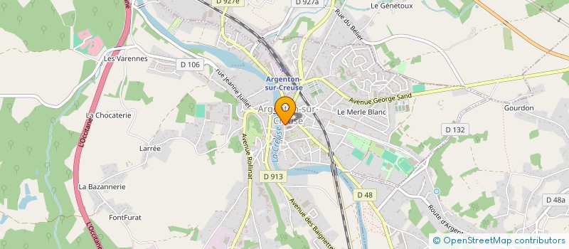 localisation de l'entreprise INDIVISION RICHARD à ARGENTON-SUR-CREUSE