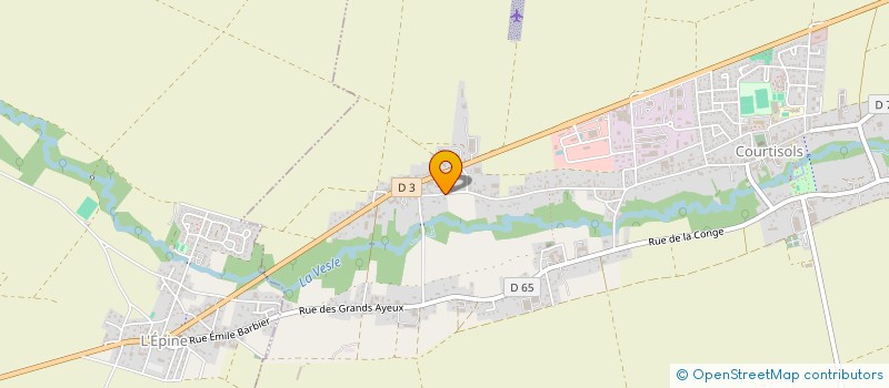 localisation de l'entreprise INDIVISION RICHARD DOMMANGE N ET D  COURTISOLS