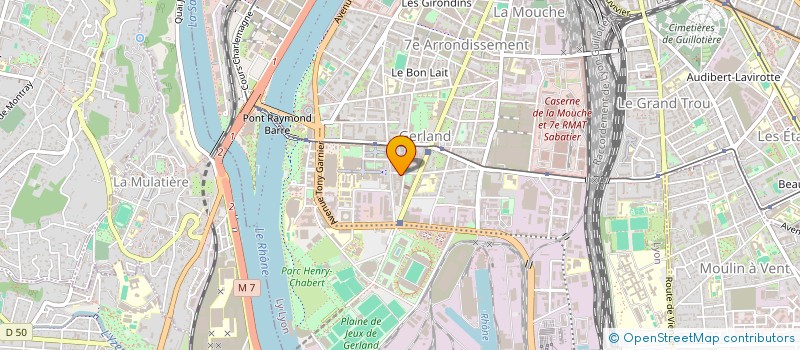 localisation de l'entreprise INDIVISION RICHARD FRERES  LYON