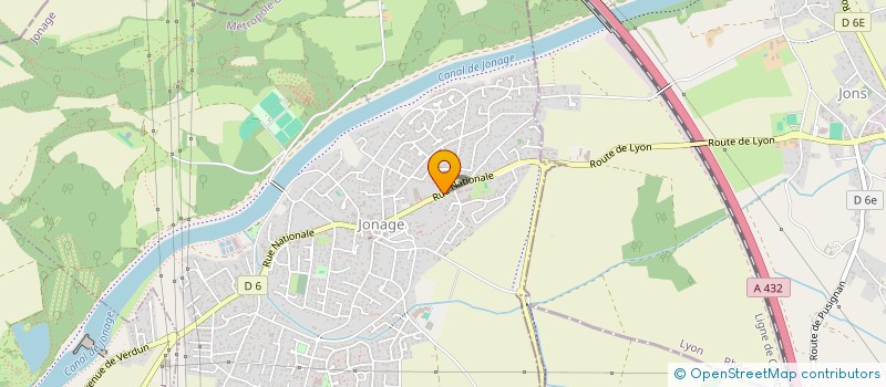 localisation de l'entreprise INDIVISION RICHARD GIRARDOT  JONAGE