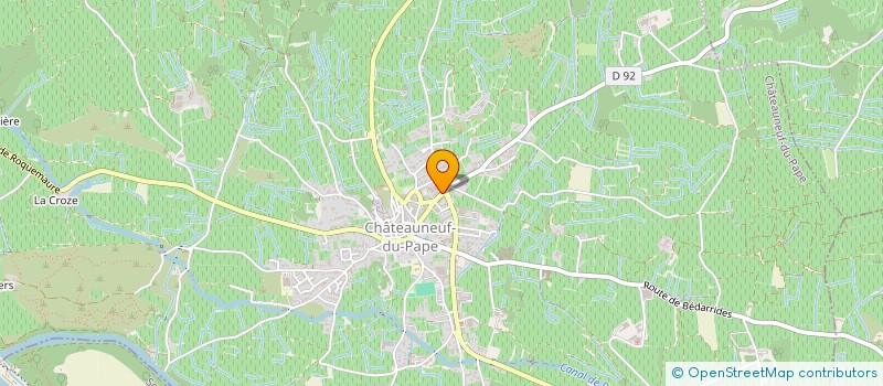 localisation de l'entreprise INDIVISION RICHE  CHATEAUNEUF-DU-PAPE