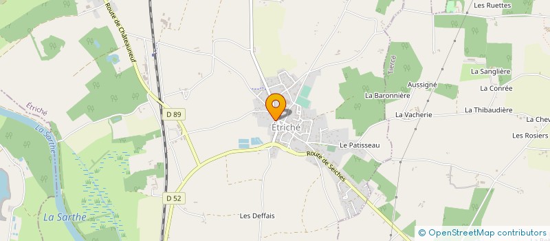 localisation de l'entreprise INDIVISION RICHE  ETRICHE