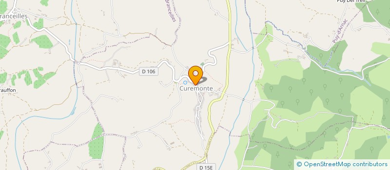 localisation de l'entreprise INDIVISION RICHET-GERMANE  CUREMONTE