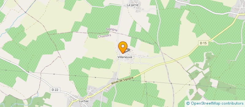 localisation de l'entreprise INDIVISION RICHON  COURBILLAC