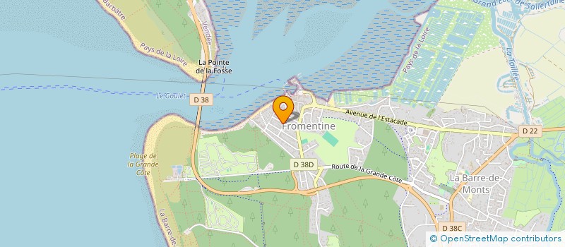 localisation de l'entreprise INDIVISION RICOLLEAU GERARD  LA BARRE-DE-MONTS