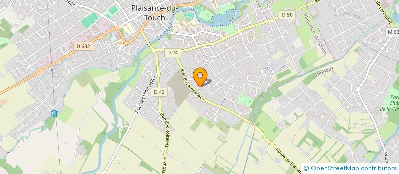 localisation de l'entreprise INDIVISION RIERA MICHEL & CHRISTIAN  PLAISANCE-DU-TOUCH