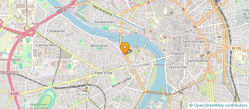 localisation de l'entreprise INDIVISION RIGAU-VIGNAUD  TOULOUSE