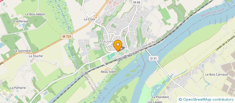 localisation de l'entreprise INDIVISION RIGAUD CLAUDE ET YANNICK  MAUVES-SUR-LOIRE