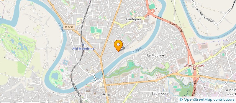 localisation de l'entreprise INDIVISION RIGAUD-NISSEN-PARENT  ALBI