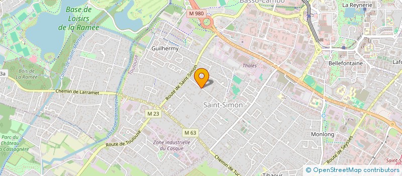 localisation de l'entreprise INDIVISION RIGON HAGARD  TOULOUSE