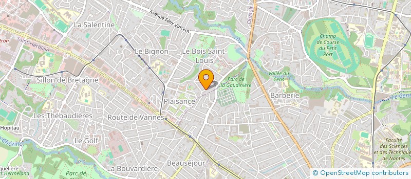 localisation de l'entreprise INDIVISION RINFRAY à ORVAULT