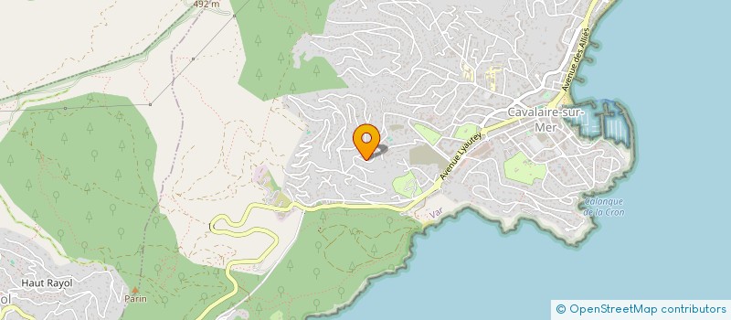 localisation de l'entreprise INDIVISION RINGEVAL à CAVALAIRE-SUR-MER