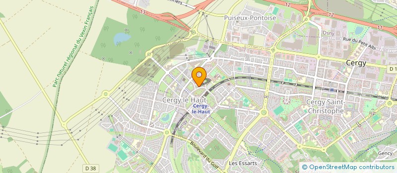 localisation de l'entreprise INDIVISION RIOLS CLAQUIN  CERGY