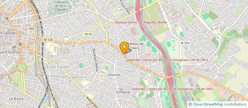 localisation de l'entreprise INDIVISION RIOU VAN DEN BERG  TOULOUSE