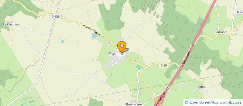 localisation de l'entreprise INDIVISION RIOUX  BLESLE