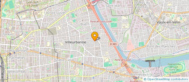 localisation de l'entreprise INDIVISION RIQUELME  VILLEURBANNE