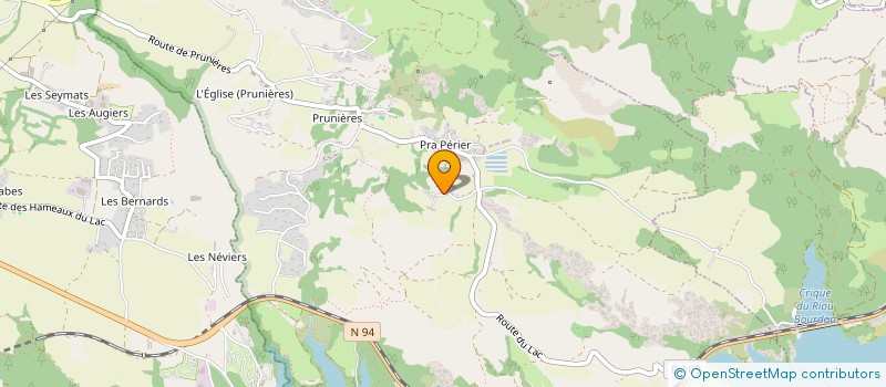 localisation de l'entreprise INDIVISION RISLER  PRUNIERES