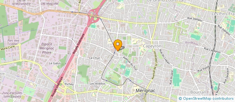 localisation de l'entreprise INDIVISION RITA ET ALEX  MERIGNAC