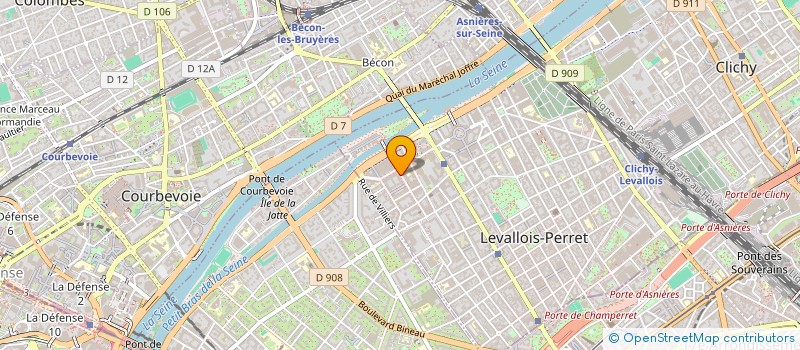 localisation de l'entreprise INDIVISION RITTER CHOULET à LEVALLOIS-PERRET