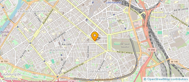 localisation de l'entreprise INDIVISION RITZ à LILLE