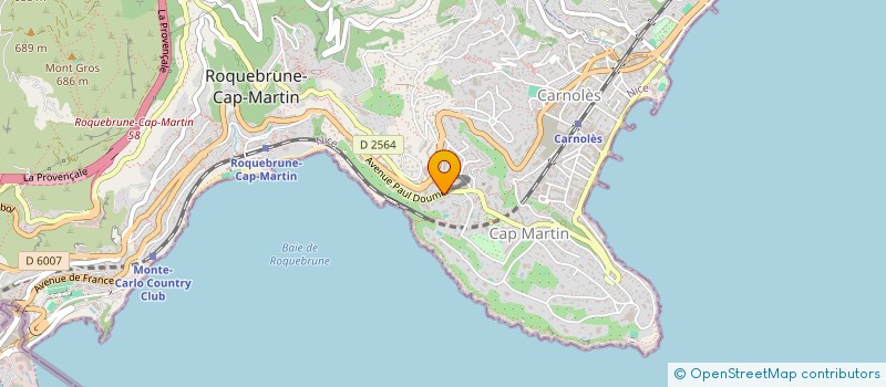 localisation de l'entreprise INDIVISION RIVA TESSANDRI  ROQUEBRUNE-CAP-MARTIN