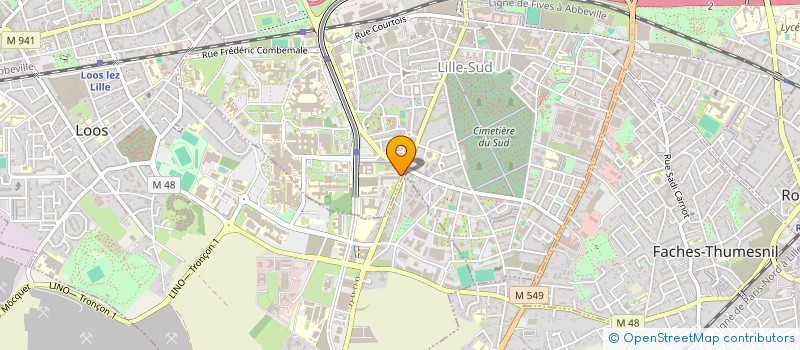 localisation de l'entreprise INDIVISION RIVALIER à LILLE