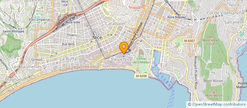 localisation de l'entreprise INDIVISION RIVIER SENACQ  NICE