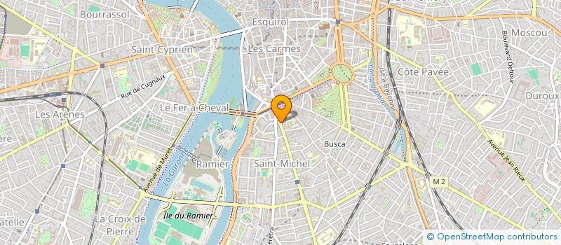 localisation de l'entreprise INDIVISION RIVIERE GUERIN à TOULOUSE