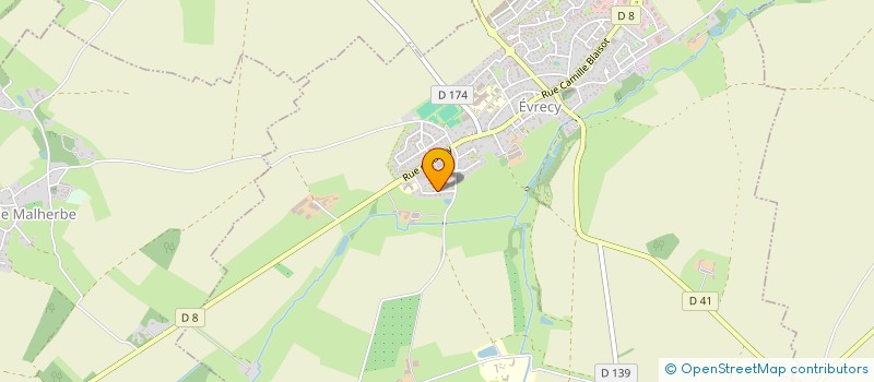 localisation de l'entreprise INDIVISION RIVOAL  EVRECY