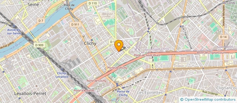 localisation de l'entreprise INDIVISION RIZZI GRENIER à CLICHY