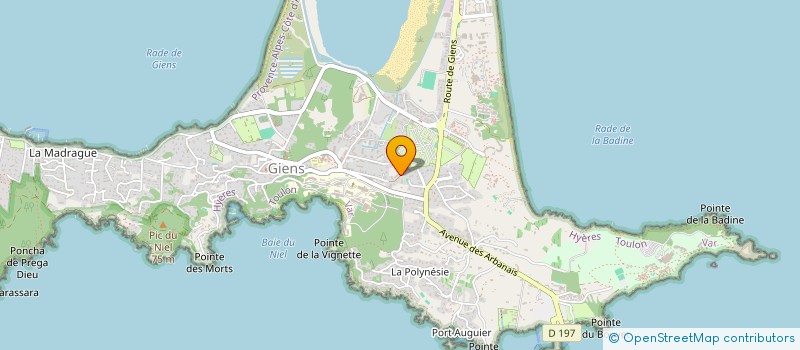 localisation de l'entreprise INDIVISION ROA  HYERES