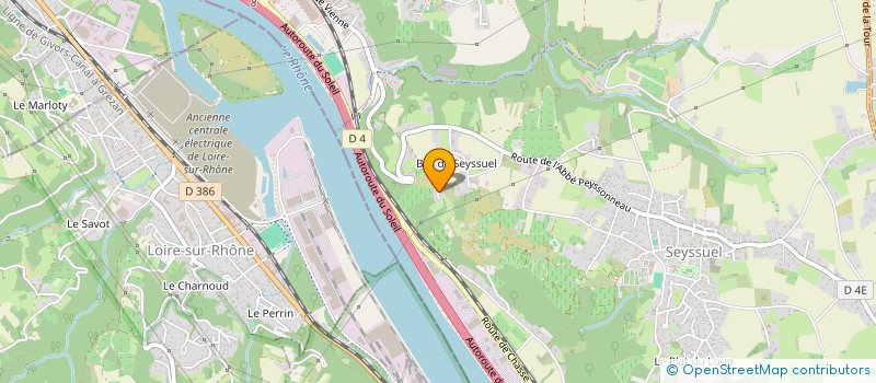 localisation de l'entreprise INDIVISION ROBELET DAMIEN ET WEBER SANDRINE  SEYSSUEL