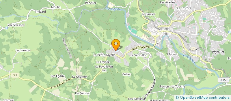 localisation de l'entreprise INDIVISION ROBERT à LE CHAMBON-SUR-LIGNON