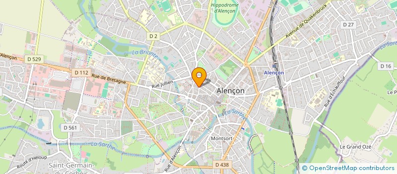 localisation de l'entreprise INDIVISION ROBERT à ALENCON