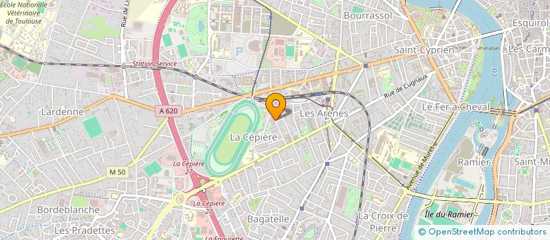 localisation de l'entreprise INDIVISION ROBERT ALAIN ET ODETTE à TOULOUSE