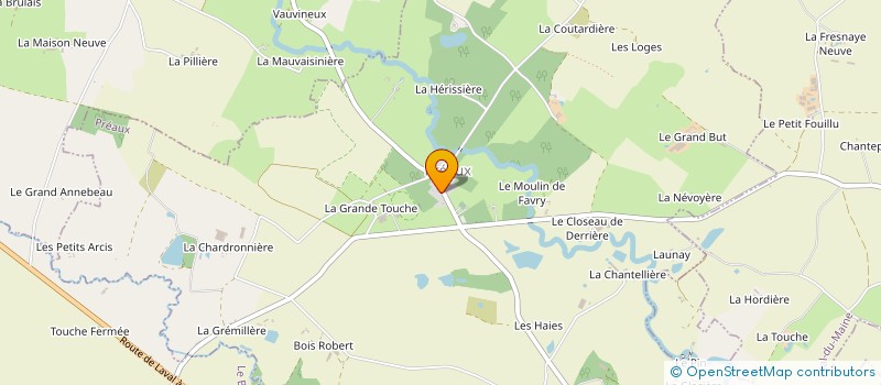 localisation de l'entreprise INDIVISION ROBERT PAUL  VAL-DU-MAINE